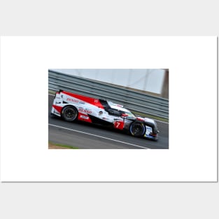 Toyota TS050-Hybrid Sports Motor Car Posters and Art